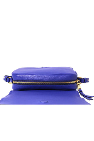 Prada Vitello Phenix Leather Flap Crossbody Bag
