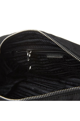 Prada Tessuto Nylon Quilted Logo Crossbody Bag