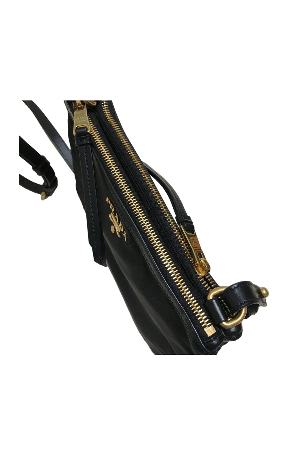 Prada Phenix Leather Shoulder Camera Bag