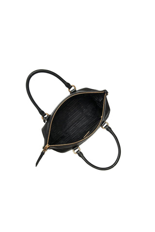 Prada Tessuto Nylon Leather Two-Way Satchel Handbag