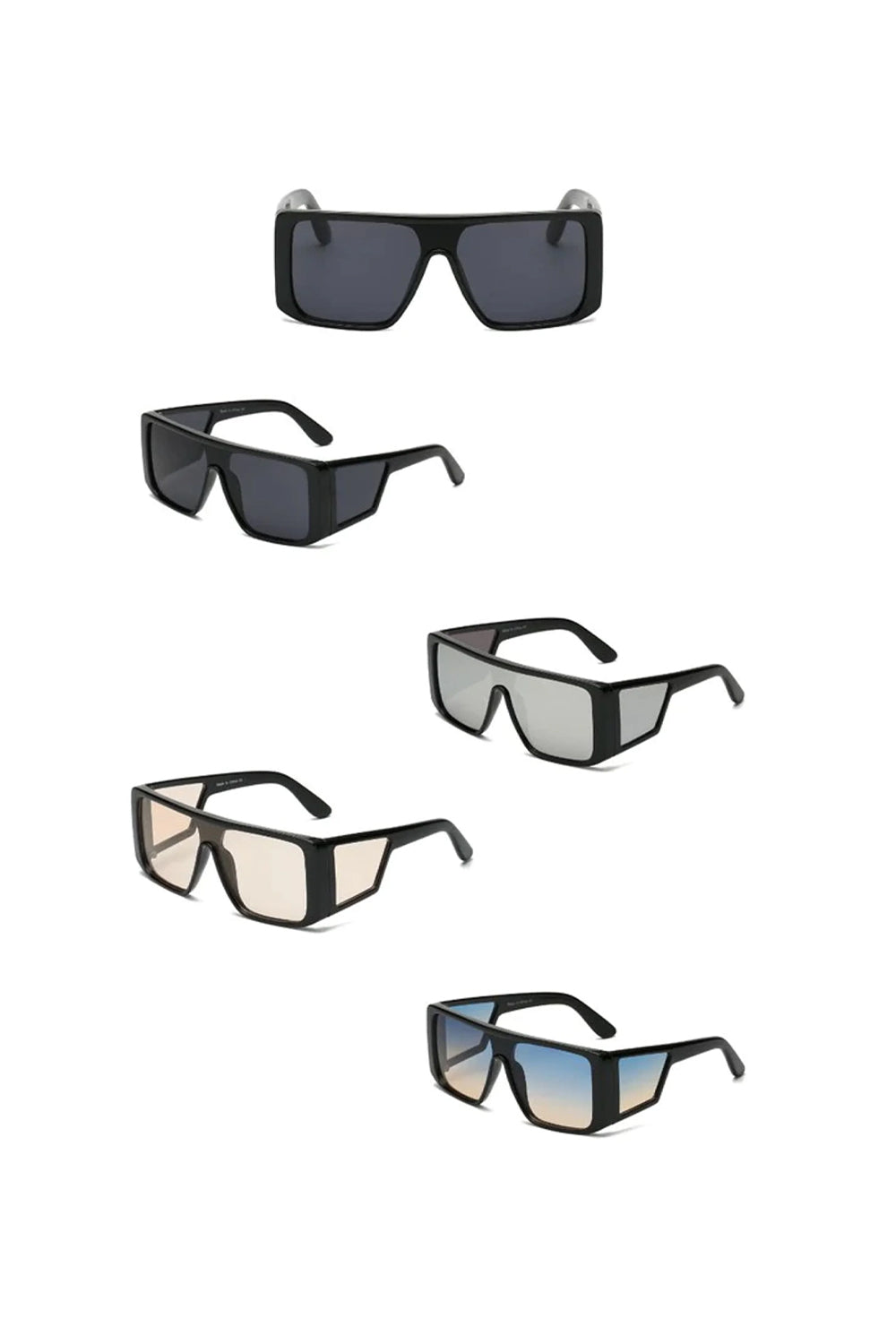 Retro Square Oversize Fashion Sunglasses