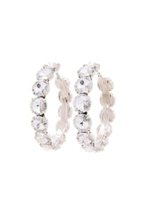 Rhinestone 3.25 Inch Women's Earring