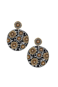 Seed Bead Round Women's Dangle Earring