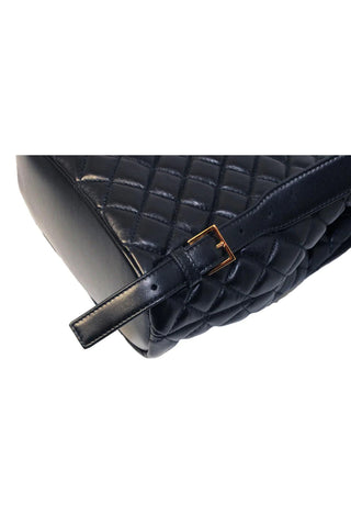 Versace Leather Medusa Quilted Flap Backpack