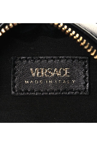 Versace La Medusa Round Quilted Shoulder Bag