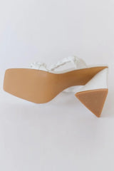 Double Strappy Heeled Sandals