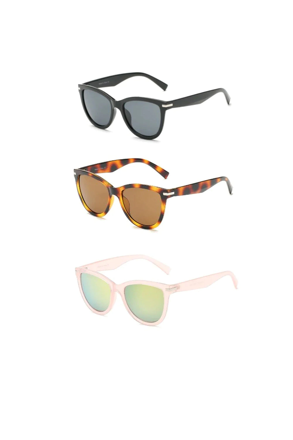Women's Cat Eye Fashion Sunglasses - Black