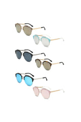 Women Round Cat Eye Fashion Sunglasses in Five Colors