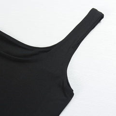 Women Double Layer Workout Fitness Crop Tops