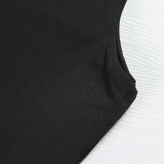 Women Double Layer Workout Fitness Crop Tops