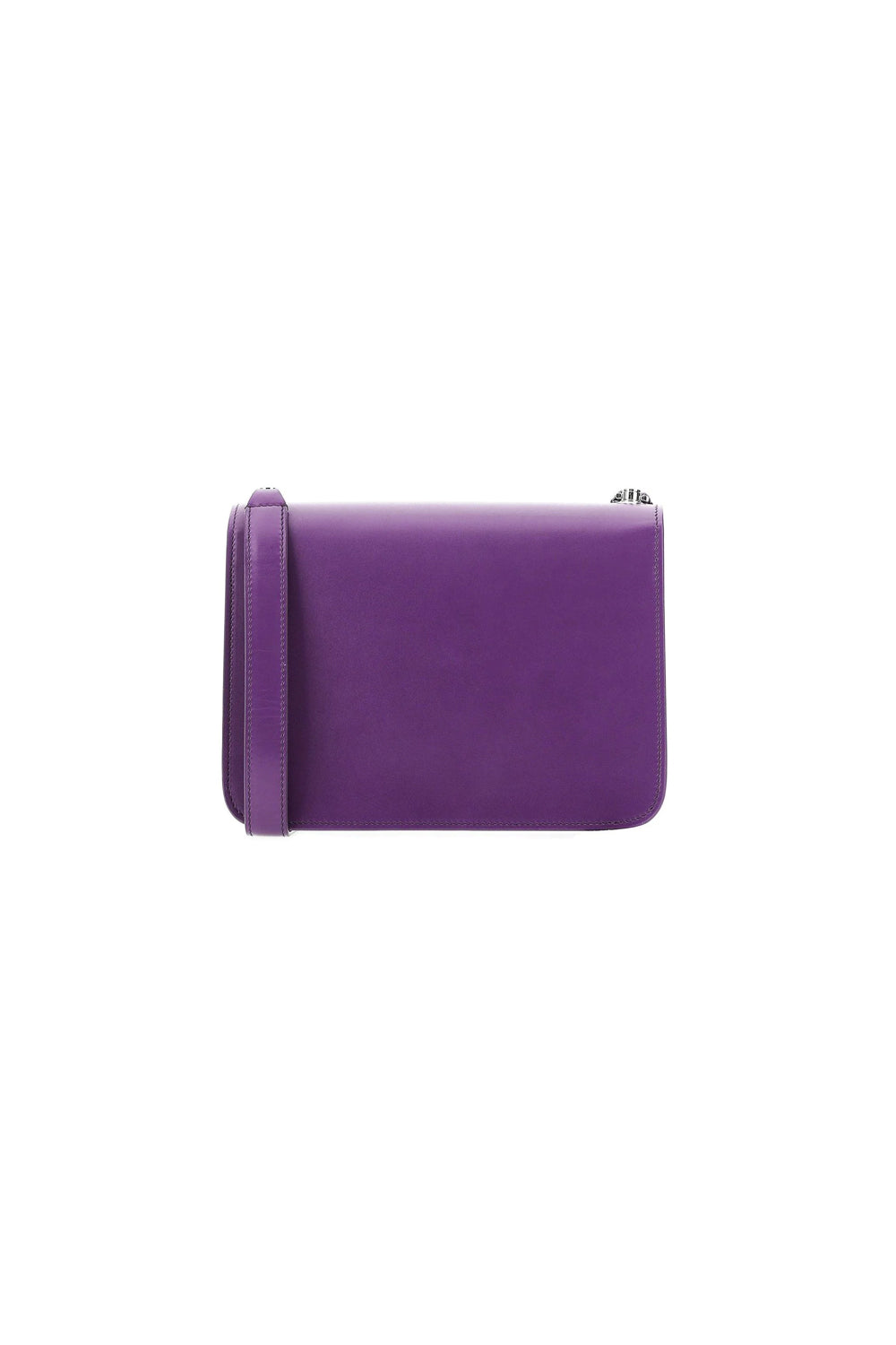 Saint Laurent Carre Royal Ultra Soft Calf Leather Bag - Purple