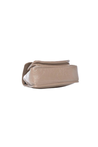 Saint Laurent Niki Light Taupe Leather Shoulder Bag