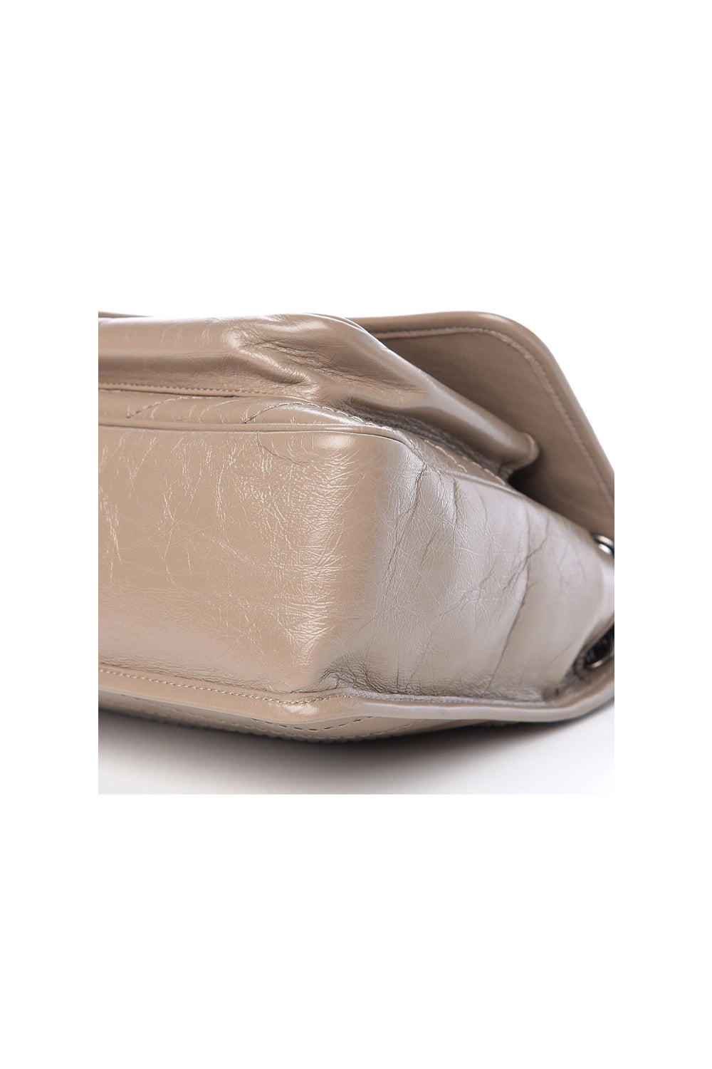 Saint Laurent Niki Light Taupe Leather Shoulder Bag