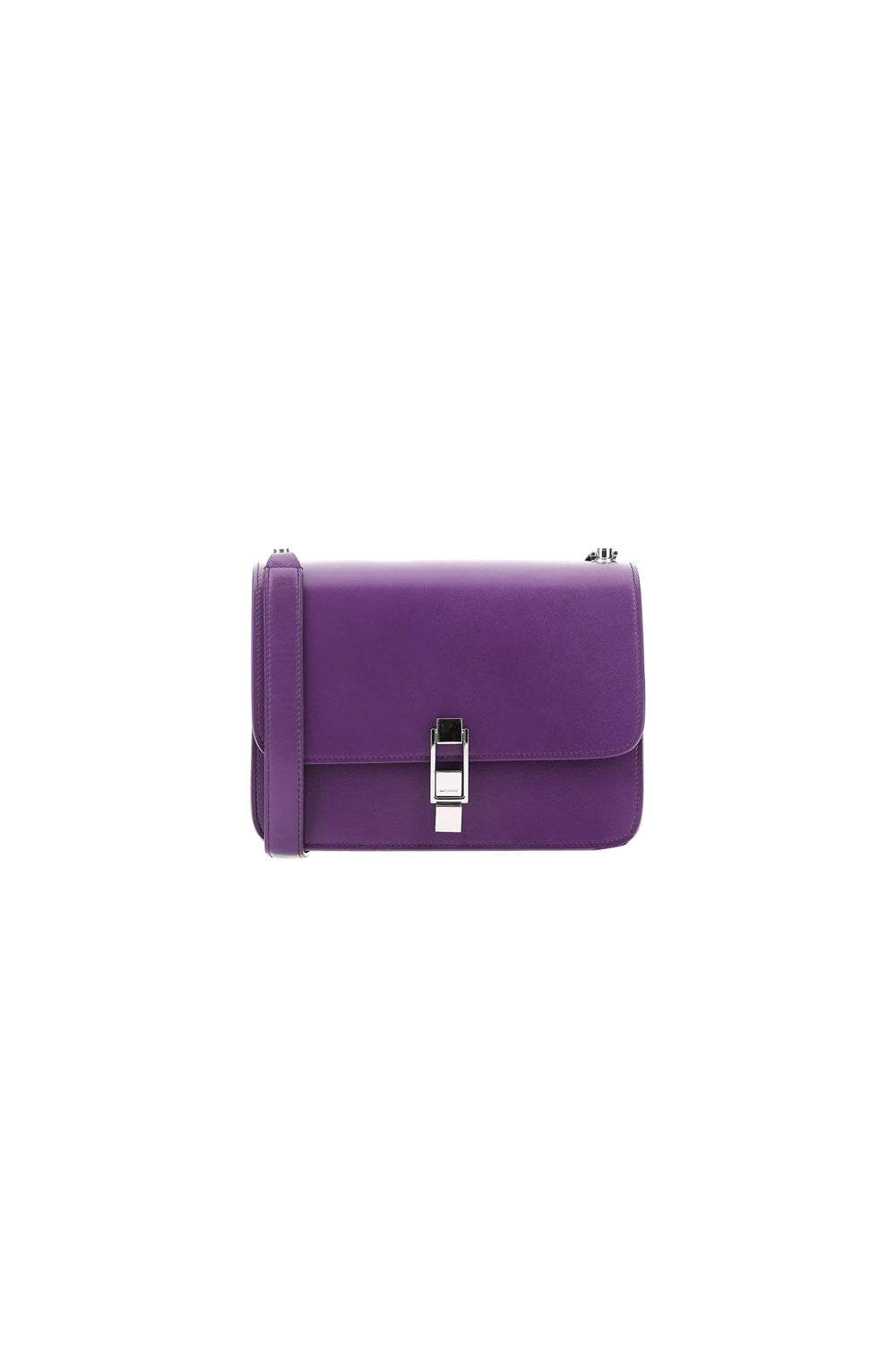 Saint Laurent Carre Royal Ultra Soft Calf Leather Bag - Purple