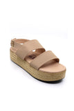 Yute 2 Flat Sandals for Women   Brown