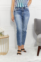 Kancan Full Size Amara High Rise Slim Straight Jeans
