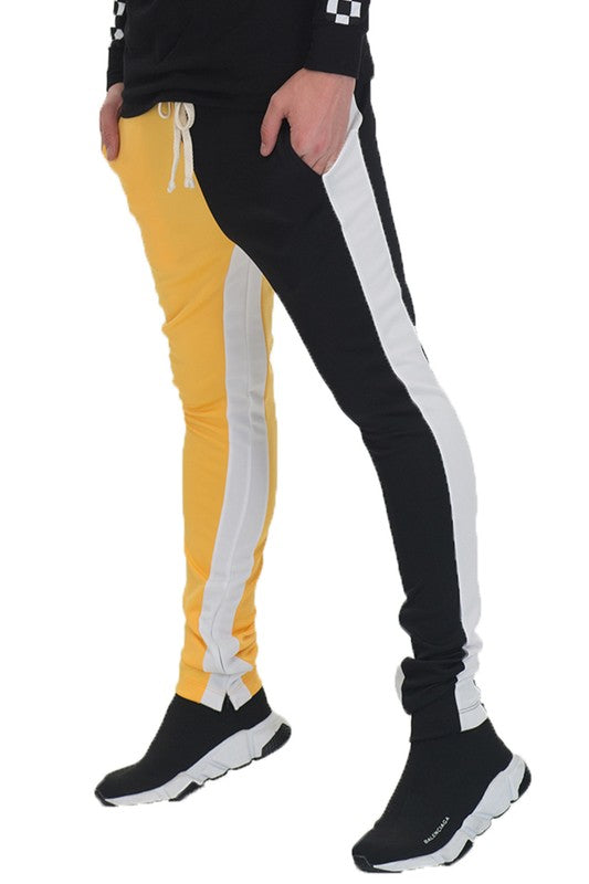 Two Tone Color Block Track Pant & Jogger