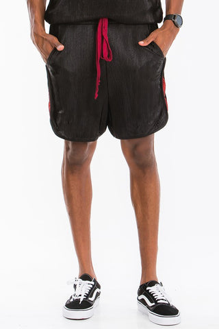 Metallic Flick Shorts for Men - Gold
