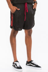 Metallic Flick Shorts for Men - Gold