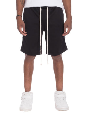 Weiv Mens Checkered Stripe Track Shorts 