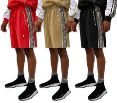 Snake Print Shorts for Men 