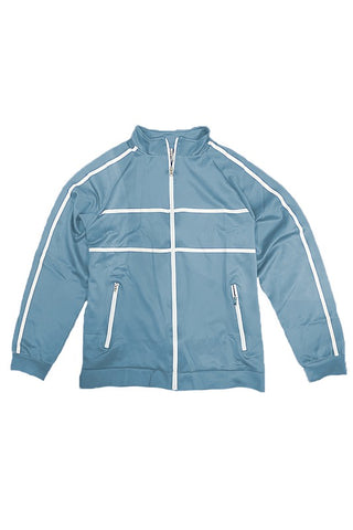 Track Jacket with Side Tape Stripe for Men
