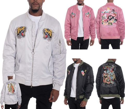DOGTOWN Bomber Jacket in Pink