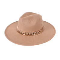 Fedora Cap  With Chain
