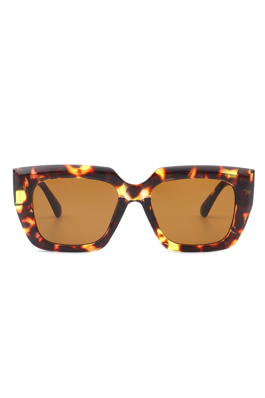 Square Retro Flat Top Cat Eye Fashion Sunglasses