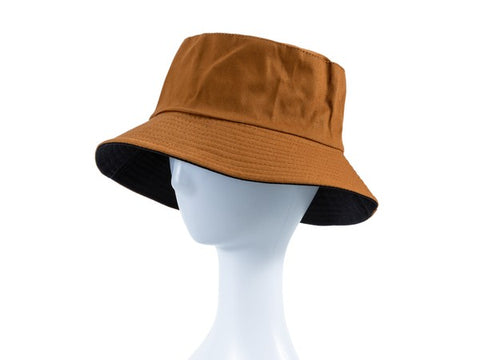 Plain Reversible Bucket Hat