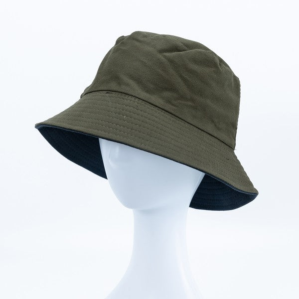 Plain Reversible Bucket Hat