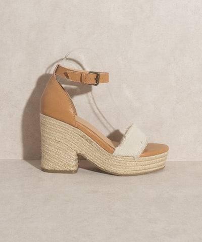 Oasis Society Riley Espadrille Platform Sandal