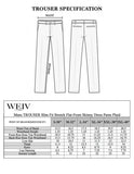 Weiv Men's Plaid Trouser Pants - Black