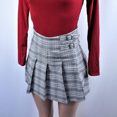 Plaid Tennis Skort Casual Skirts