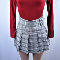 Plaid Tennis Skort Casual Skirts