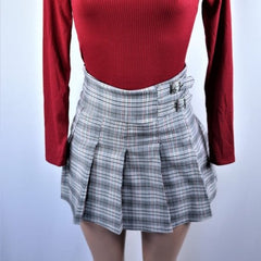 Plaid Tennis Skort Casual Skirts