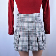 Plaid Tennis Skort Casual Skirts
