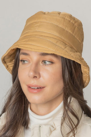 Lined Padding Bucket Hat