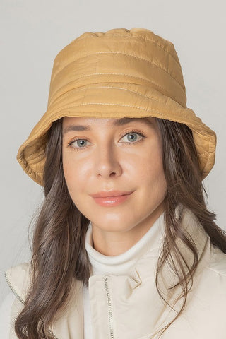 Lined Padding Bucket Hat