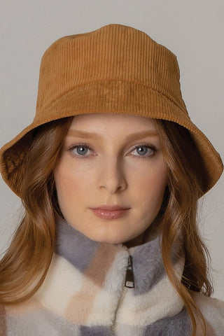 Thin Corduroy Bucket Hat