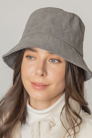 Thin Corduroy Bucket Hat