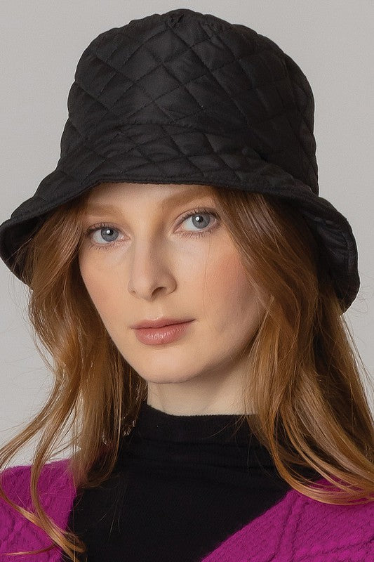 Quilted Padding Bucket Hat