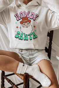 Howdy Santa Graphic Hoodie