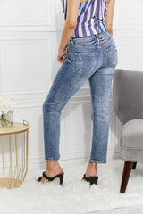 Kancan Full Size Amara High Rise Slim Straight Jeans
