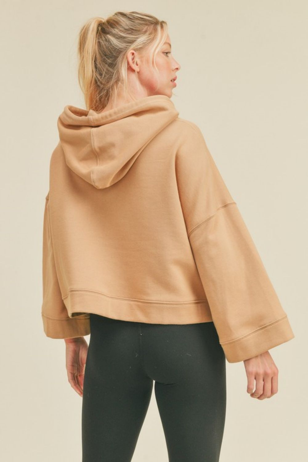 Kimberly C Full Size Drawstring Dropped Shoulder Hoodie