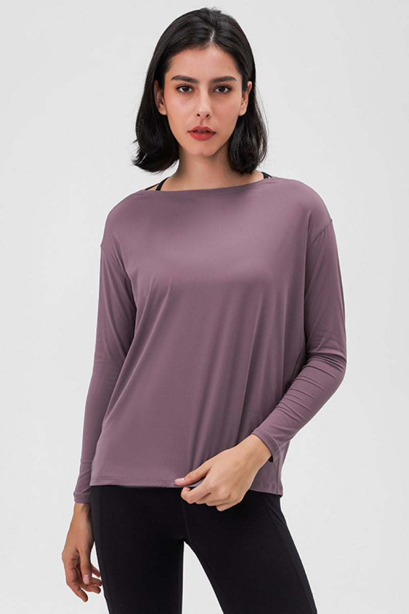 Loose & Relaxed Fit Women's Activewear Top