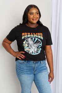 Mineb Full Size Dreamer Graphic T-shirt