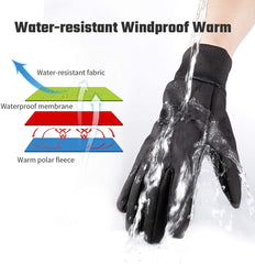 Winter Gloves Touch Screen Water Resistant and Thermal
