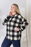 Celeste Full Size Plaid Round Neck Long Sleeve Shirt