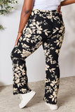 Heimish Full Size High Waist Floral Flare Pants